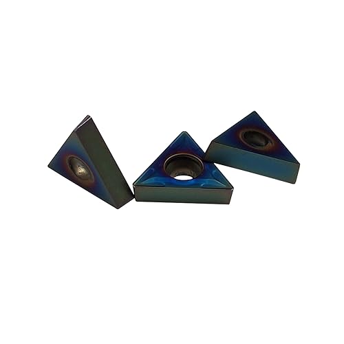 Miniatura 4 de 10 piezas TCMT21.51/TCMT110204 Insertos de carburo con revestimiento nano-azul. El inserto TCMT es adecuado para portabrocas de torneado de 91°