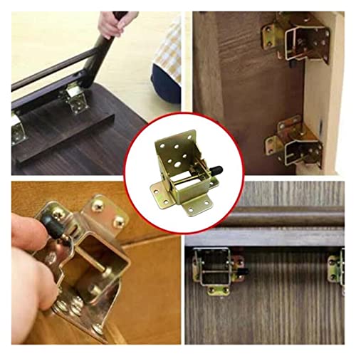 Charnières de table pliante ferronnerie meuble support autobloquant pied de chaise x4 - 6