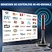 DVB-T/DVB-T2 Antenne mit Verstärker - HDTV Zimmerantenne für Fernseher, Großer Reichweite und...