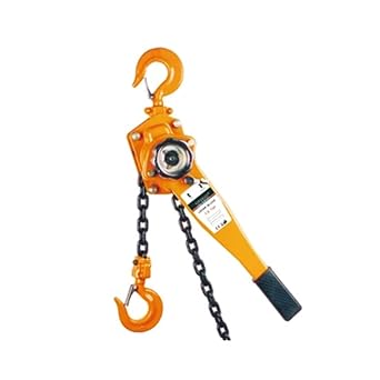Manual Winch Crane 1.5 Ton, 3300 Lbs Manual Lever Hoist with Swivel Hook, Easy to Use