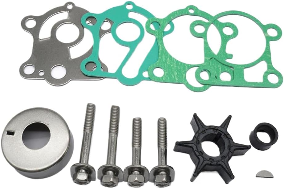 COMODO Water Pump Repair Kit for Outboard 2 Stroke 40HP 50HP P50 Models Replacement Part with Impeller Gaskets Bolts
