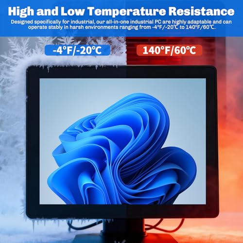 Image of 8 inch Embedded-Industrial-Panel-PC, Win11 Pro 10 Point Capacitive Industrial-Touch-Screen-Panel-Computer PC, Core i3-7100U / 8GB-DDR4 RAM 256GB SSD, 1920 * 1080 IPS