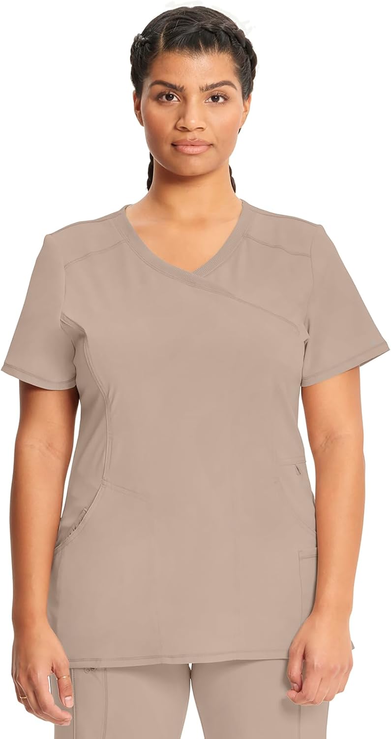 Infinity by Cherokee Women Nurse Scrubs Top Mock Wrap - 2625A