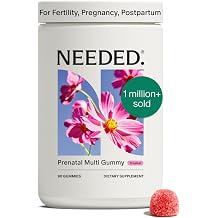 Needed. Gummy Prenatal Vitamins for Women, Tropical Flavor, 30 Servings