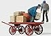 Loading Workers with CART - PREISER HO Scale Model Train Figures 28084