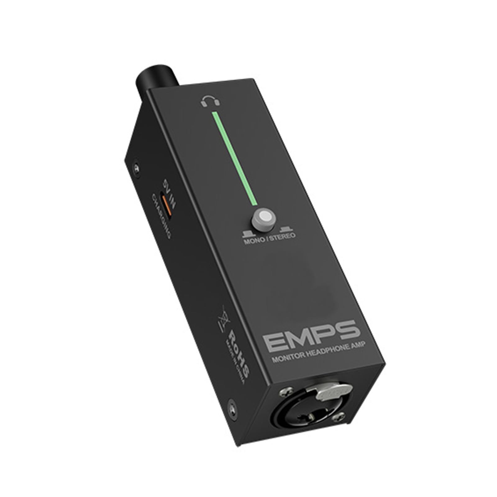 Amplificador de auriculares compacto con batería de 18 a 20 horas