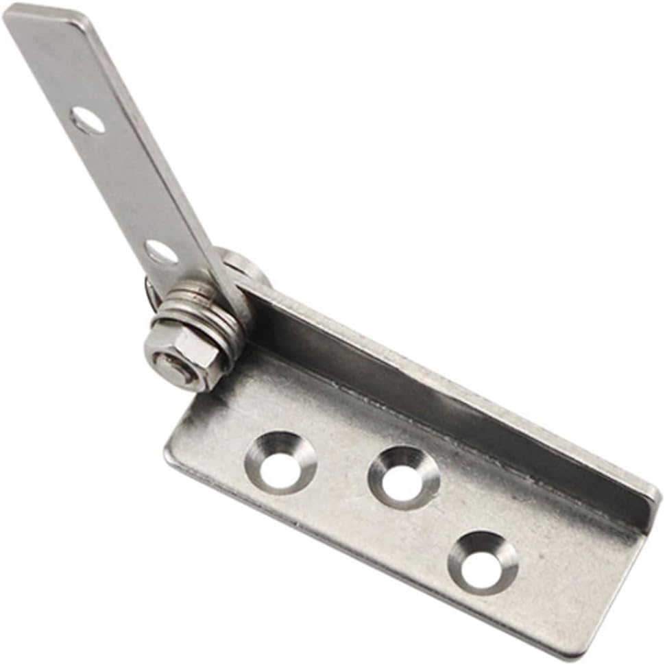 304 Stainless Steel Damping Hinge Adjustable Torque for Industrial Equipment Cabinet Doors 1Pcs(DP052R-0.5N.m)