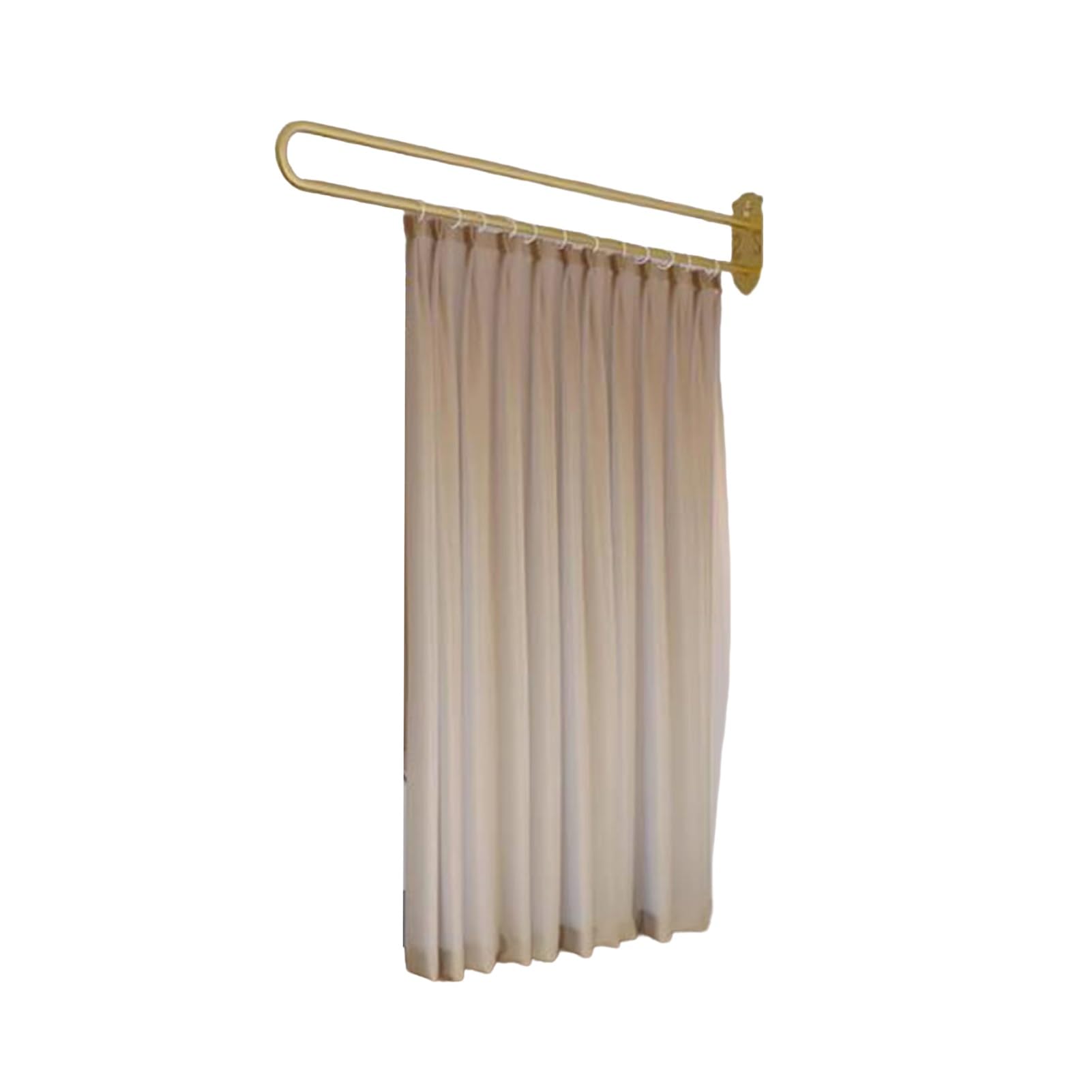 Rideau de partition de salon de beauté avec tringle en U pour cabine