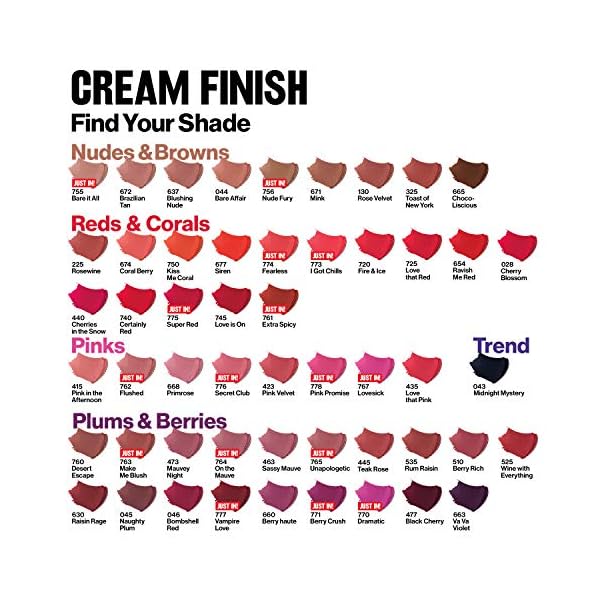 Revlon-Super-Lustrous-Lipstick-High-Impact-Lipcolor-with-Moisturizing-Creamy-Formula-Infused-with-Vitamin-E-and-Avocado-Oil-in-Plum-Berry-Pearl-Iced-Amethyst-625 Revlon Super Lustrous Lipstick, High Impact Lipcolor with Moisturizing Creamy Formula, Infused with Vitamin E and Avocado Oil in Berries, Iced Amethyst (625) 0.15 oz