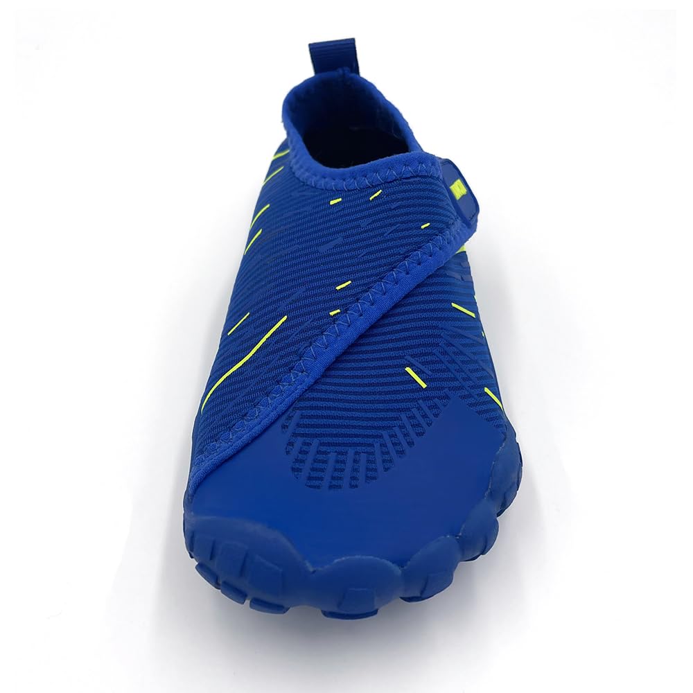 Amoji Water Shoes Kids Boys Girls Water Sneakers Slip On Aqua for Beach Swim Pool 2388 Blue 10 Toddler