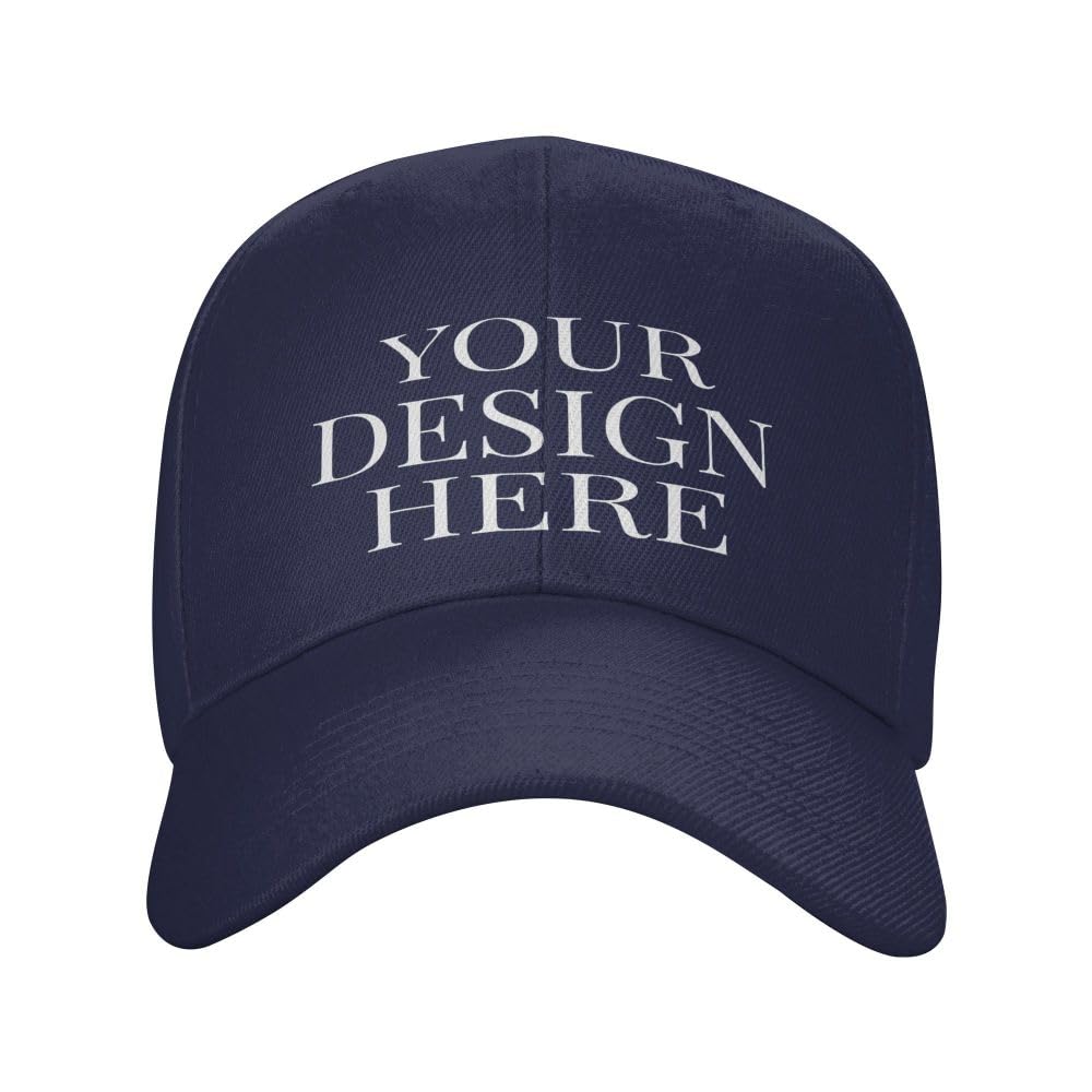 KYZMZ Custom Hats for Men Personalized Trucker Hats Add Your Own Image/Text/Logo Baseball Cap