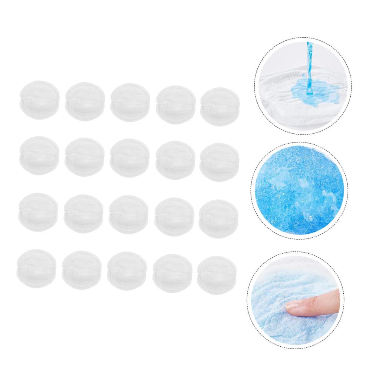 VICASKY Breast Pads for Leaking 100pcs Disposable Thin Breast Cushion Leakage Pad Breastfeeding Essentials Kit for Nursing Moms