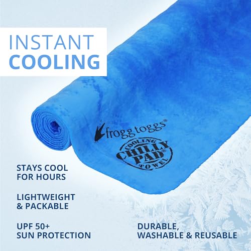 FROGG TOGGS Chilly Pad, Instant Cooling Towel, Long Lasting, Reusable, Sports and Outdoors Neck Towel 33x13 - Image 4
