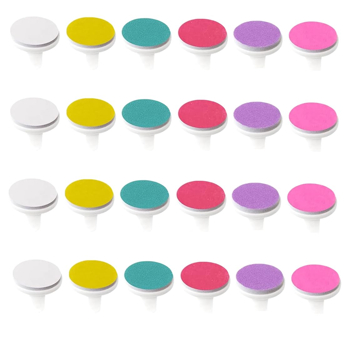24 Pièces Coupe-Ongles de Bébé de Rechange Coupe-Ongles de Bébé pour Limes à Ongles Limes de Ponçage Tampons de Remplacement pour Enfants Tampon de Tondeuse