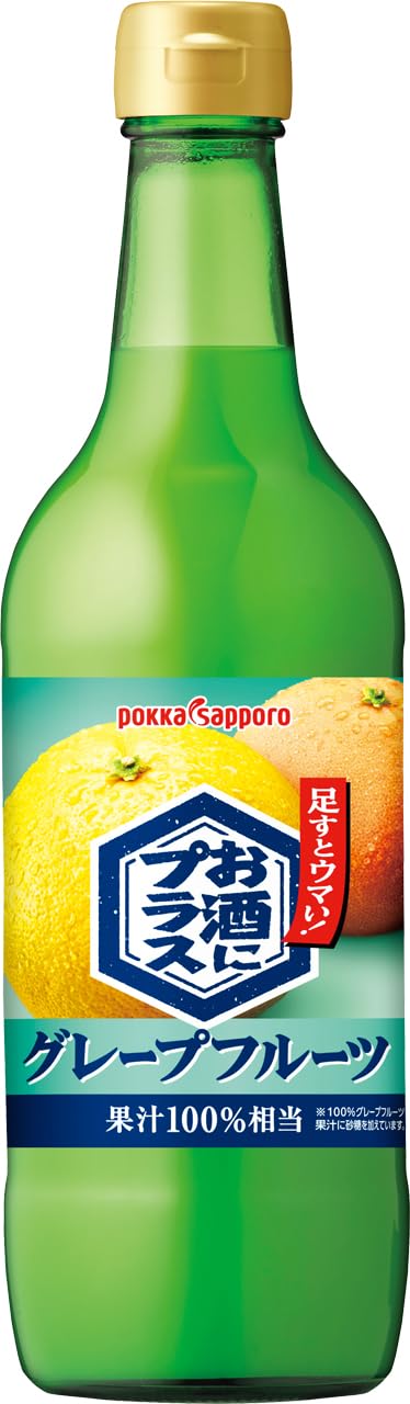 Amazon.co.jp: お酒にプラス グレープフルーツ540ml瓶 ×12本 : 食品