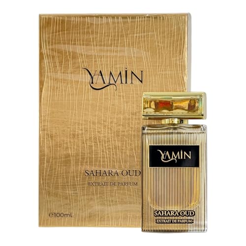 YAMIN Sahara Oud Extrait De Parfum 100ml | Addictive, Long-Lasting Luxury Oud, Rose & Vanilla Fragrance | Unisex Premium Spray Perfume for Men & Women from Dubai | Seductive Signature Aroma