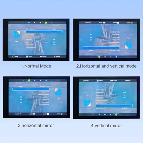 Image of 8 Inch Portable Mini Monitor 1280x800 IPS Display | Supports Mini H /D USB-C Video Input Plug & Play Image Rotaition Mirror Display Tempered Glass Protection