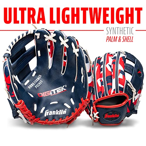 Image of Franklin Sports Kids Baseball Gloves - RTP Youth Teeball Glove + Ball Set - Boys + Girls Teeball Mitt Set - Kids + Toddlers - 9.5 inch