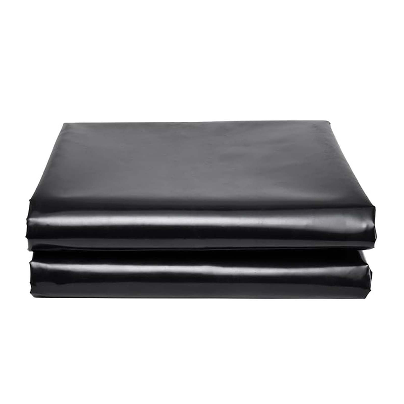 Whnoorher HDPE Pond Liner, 2x3m 3x7m 4X4m 5x6m High Tensile Waterproof Pond Liners Flexible Sealing Film Damp Proof Membrane for Construction Site Lake(4x5m(13.1x16.4ft))