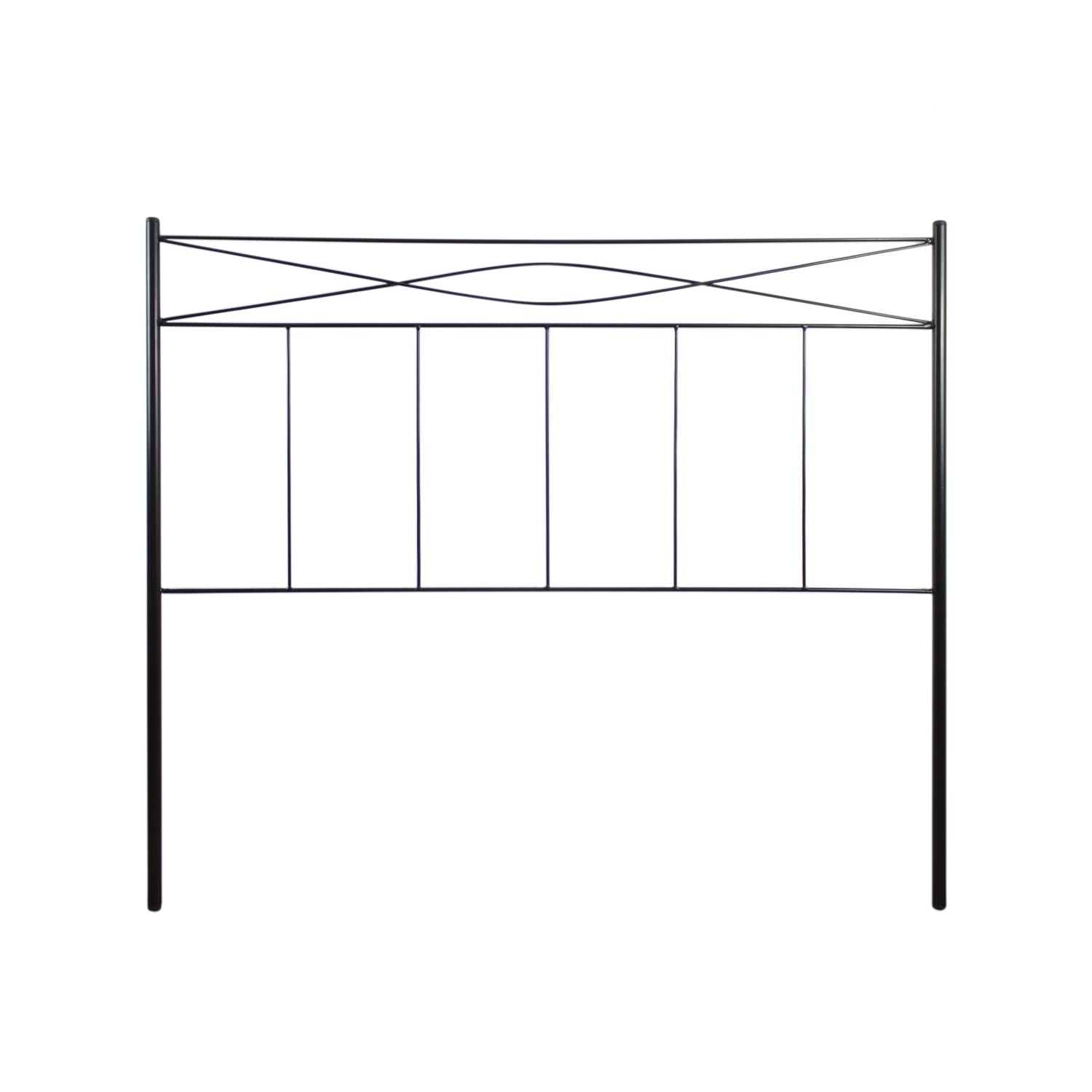 El Herrero Cabecero de Forja Manu | Cabezal para Cama de Matrimonio e Individual | Producto Artesanal, Hecho en España (para Cama de 135 (142cm), Black)