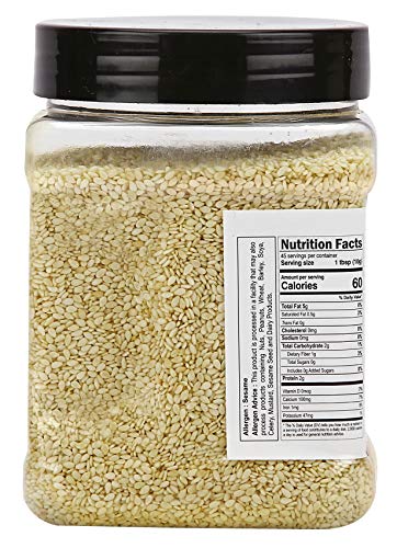 Zayd Organics Whole Sesame Seeds, Organic Sesame Seeds, USDA Organic, 16oz (454g) - Thumbnail 5