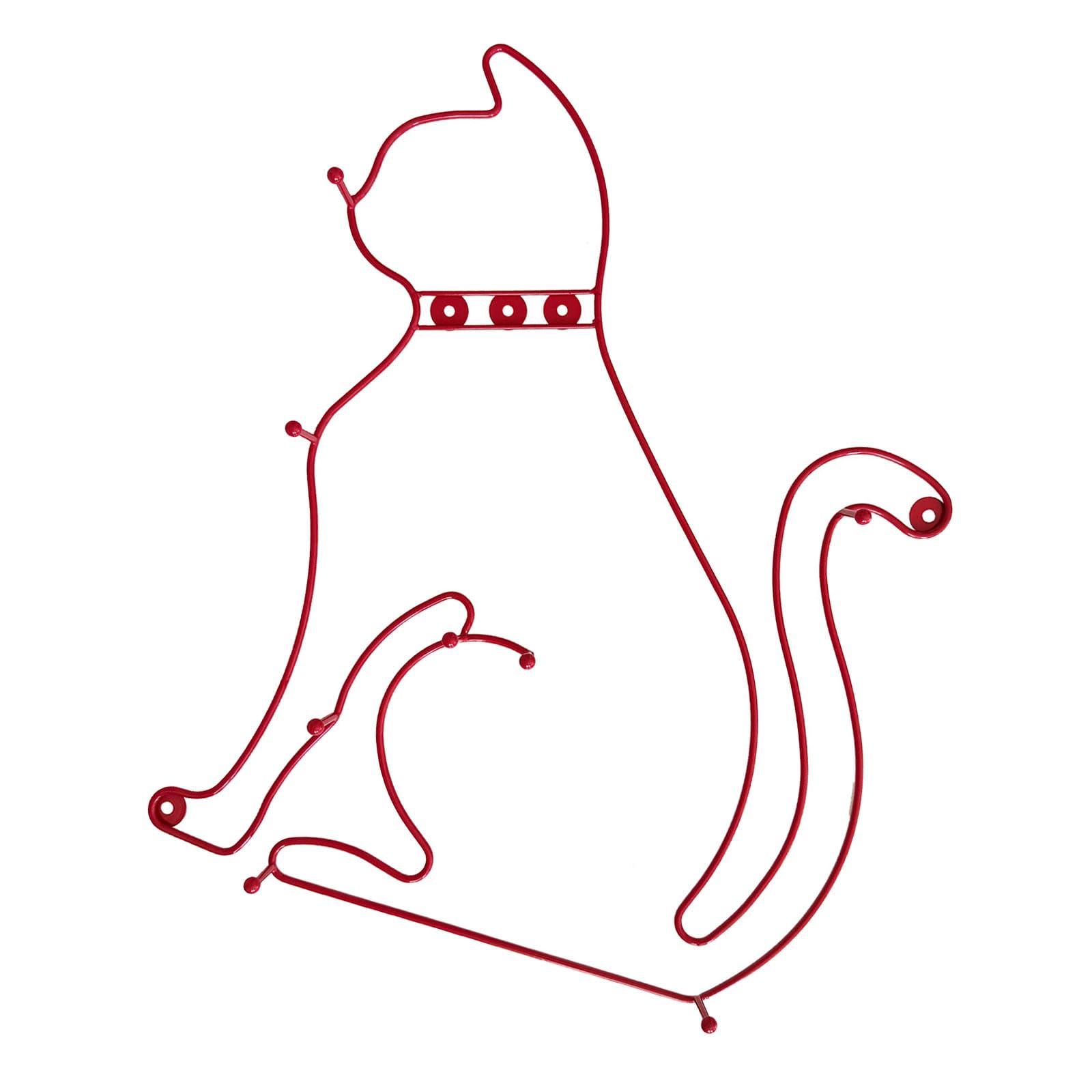 Decorative Wall Hook Cartoon Cats Shape Iron Materials for Kids Room Functional to Hanging Items and Saving Space Cats Wall Hook