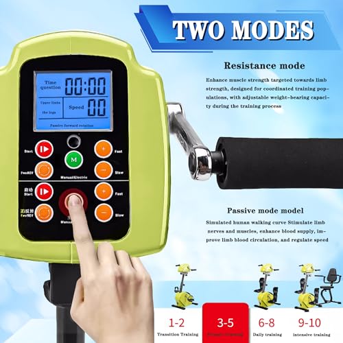 Ejercitador eléctrico para brazos y piernas con 10 niveles de resistencia miniatura 5