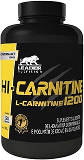 Hi-Carnitine 2000 + Chromium Picolinate - 120 Cápsulas - Leader Nutrition, Leader Nutrition