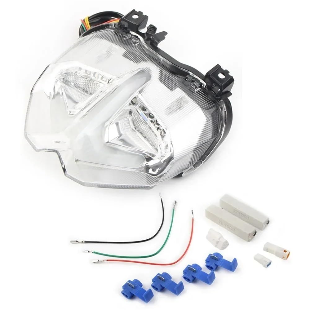 Moto Faros Freno Trasero​ Luz intermitente trasera LED integrada para