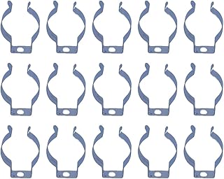 UKCOCO Light Tube Holder 100Pcs U Clips Holder Bracket for LED Light Bulbs - Manganese Steel Lampholder Support Bracket LED Lamp Holder Prevent Sagging LED Tube Light Holder