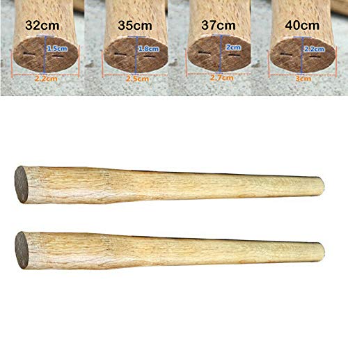 POWERTOOL Claw Hammer 32CM 1LB Wooden Handle Replacement (Pack of 2), Brown, 32mm - Image 2