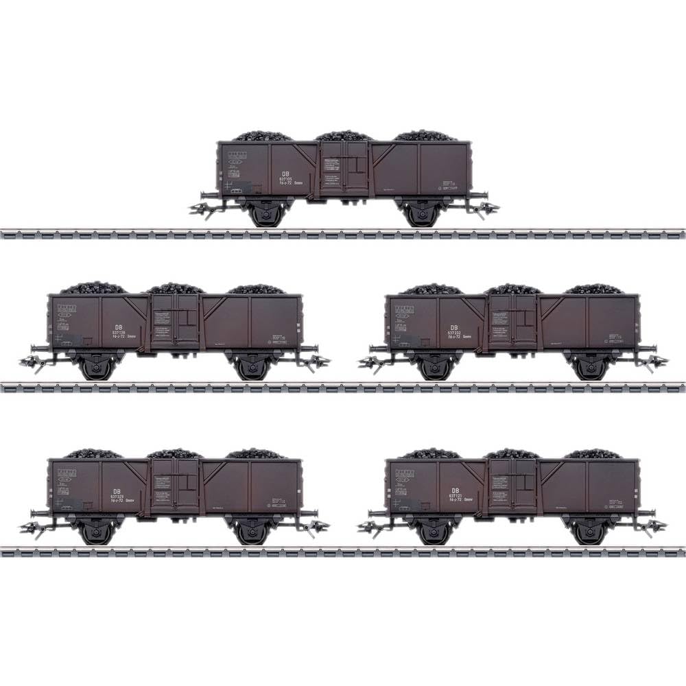 44311 H0 Güterwagen-Set Fd-z-72 Ommv, Ep. III (mit Beladung)