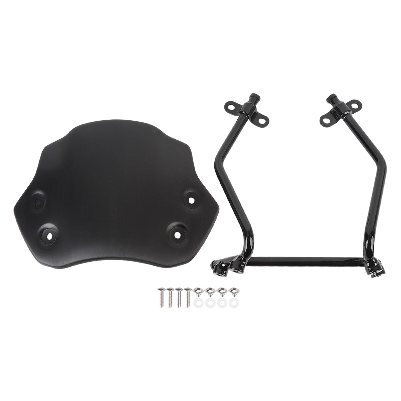 Parabrezza Moto, per Modelli Dal 2014 Al 2023 (BLACK) | Costruzione 100% in Lega di Alluminio, Riduce la Resistenza del e il Rumore, Compatibile con R NINE T Pure Racer Scrambler