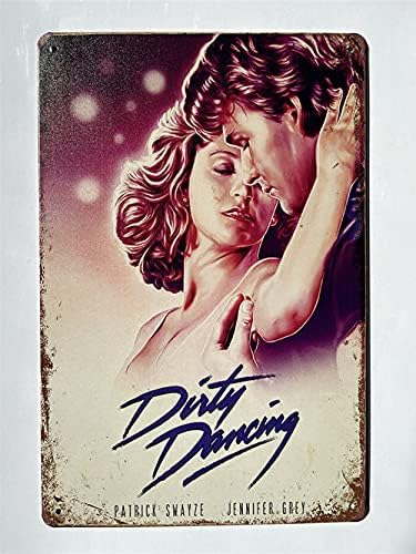 Amazon ダーティ ダンシング Dirty Dancing 青春恋愛 映画ポスター アメリカ雑貨レトロ調メタルサイン ブリキ看板 バー レストラン カフェ x30cm Eiwasailsors Eiwasailsors ホーム キッチン