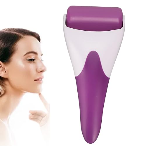 Miniatura 2 de Facial Ice Roller, Promote Eliminate Swelling Face Ice Roller Improve Fine Lines Skin Care Tool for Body(Purple)