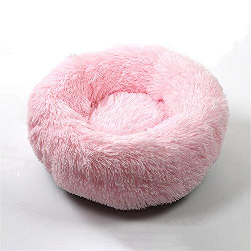 FANSU Cuccia per Gatti Letto per Cani Gatto, Morbido Tondo Cuccia Letto per Canile Estraibile E Letto per Cane Gatto Peluche Pet Materassini Imbottiti (Marrone Chiaro,120CM)
