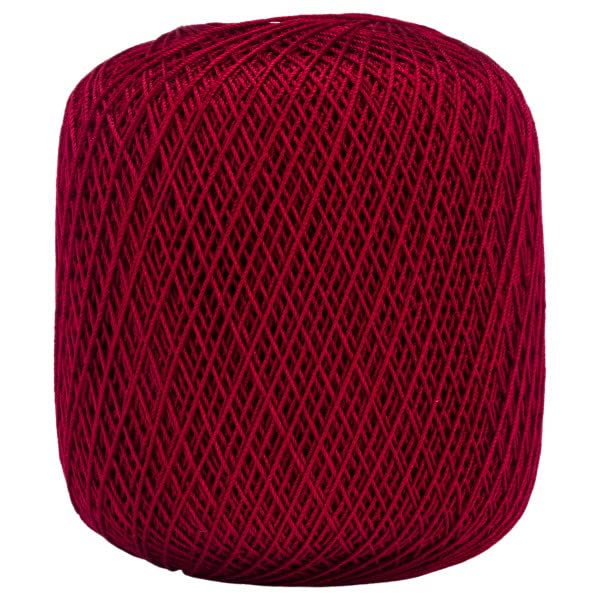 Image of Aunt Lydia's Classic 10 Cotton Crochet Thread, Burgundy, 3-Pack
