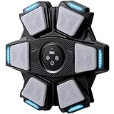 Drelemlne Music Boxing Machine,Bluetooth Punching Machine with Gloves,9 Modes & 9 Speeds, Noise-Reducing ABS Target, Smart Punch Counter & Voice Coach,Home Boxing Trainer for Adult Teen Kid