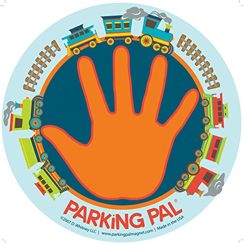 Car Magnet for Kids – Toddler Hand Magnet for Parking Lot Safety – Teaches Children to Wait Safely by the Car – Made in USA – Great for Autism &amp; Special Needs – Train