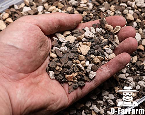 O-FarFarm Bonsai Soil Mix Ready to Use 2 Quart, Fast Draining All Purpose Potting Soil for Bonsai Tree, Ideal for Root Development, Made from Akadama, Lava Rock, Pumice and Pine Barks