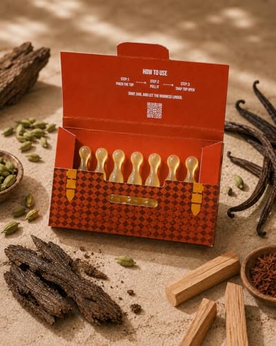 Image of Rare Oud Pocket Perfume (7 Capsules) | Long Lasting 10+ Hours | Unisex Pocket Perfume | Daily Wear Fragrance for Office & Parties | Travel-Friendly