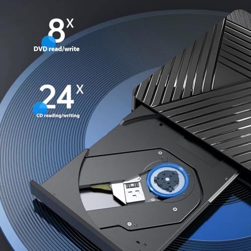 Lecteur de disque externe portable USB 3.0 Type C grande compatibilité - 5