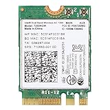 Mobile Options WiFi Wireless Intel Network 7260NGW Revised H/T Dual Band 2x2 AC+Bluetooth HMC SPS...