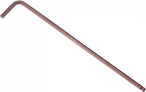 uxcell Llave de llave hexagonal de extremo de bola de 0.118 in, herramienta de reparación de acero S2 en forma de L con brazo extralargo, métrica