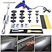 Produktbild Manelord Dellen Reparatur Set, Lackfreies Dellen Reparaturset Ausbeulwerkzeug Dent Puller Kit, Gleithammer Dent Abzieher mit 16 Stück Klebel für DIY Fahrzeug Kühlschrank Waschanlage