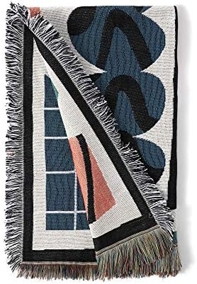 Sonemone Sofa Throw Blanket Year Round Morden Style Couch Sofa Bed Beach Travle 50"x63"