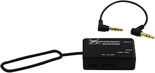 MobileSpec Headphone Amplifier & Enhancer for Universal/Smart Phone, Black