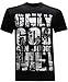California Republic Only God Can Judge Me Men's T-Shirt - (Black) - Large
