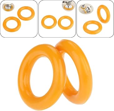 Sewing Machine Bobbin Winder Rubber Ring 2 Pack, Replacement Belt for Flat Car Spool Winder, Outer Diameter 4cm Inner 2.6cm, Accessory for Home Sewing Projects