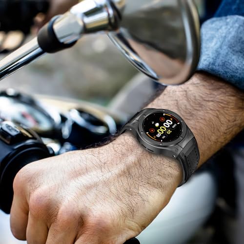 Bracelet silicone pour Google Pixel Watch 2 avec coque acier protection luxe - 6